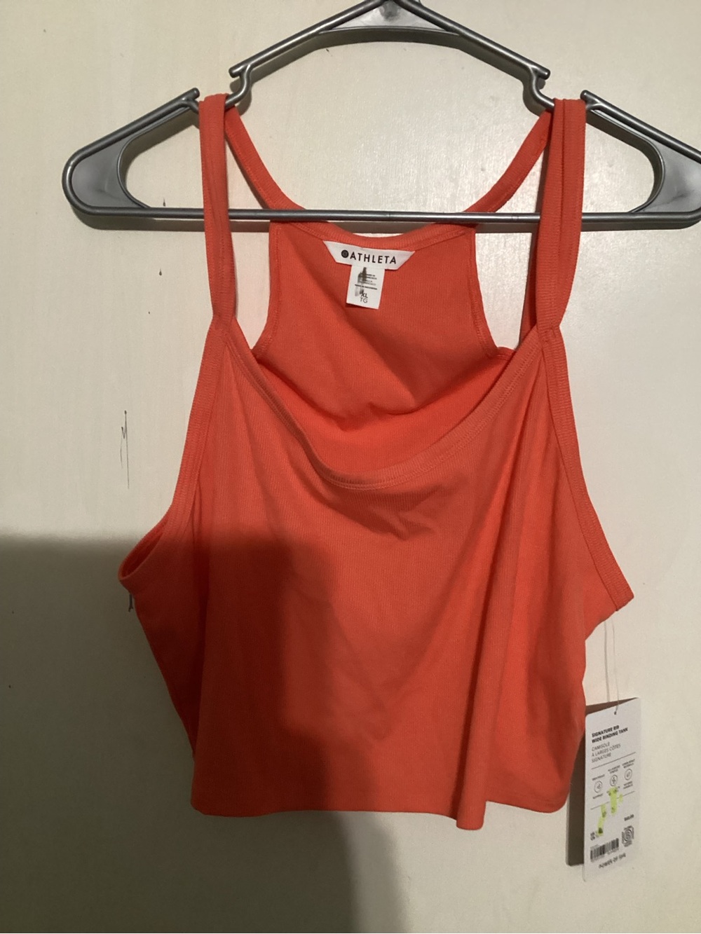 Athleta Coral Rib Wide Binding Tank